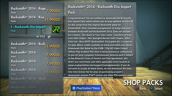 rocksmith disc import pack